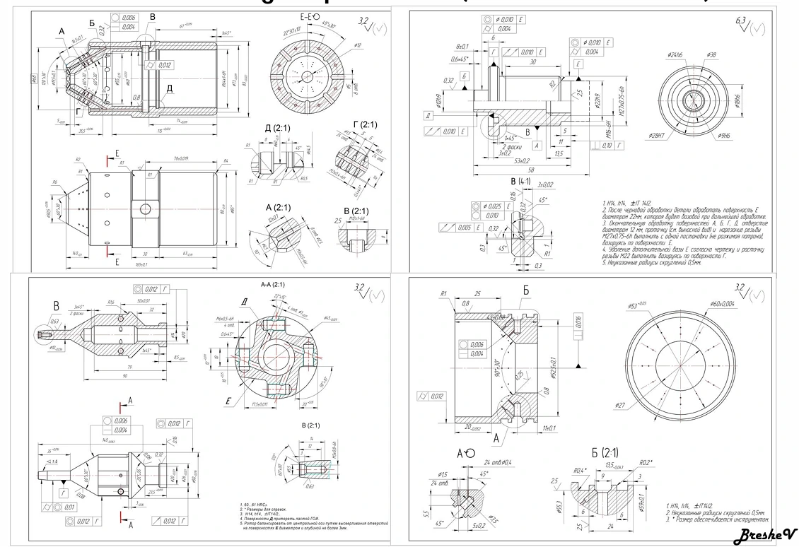 Adjustable-conical spindle engineering definition